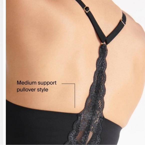 Knix black racerback bra size XL 38A 38B 38C - Picture 3 of 8